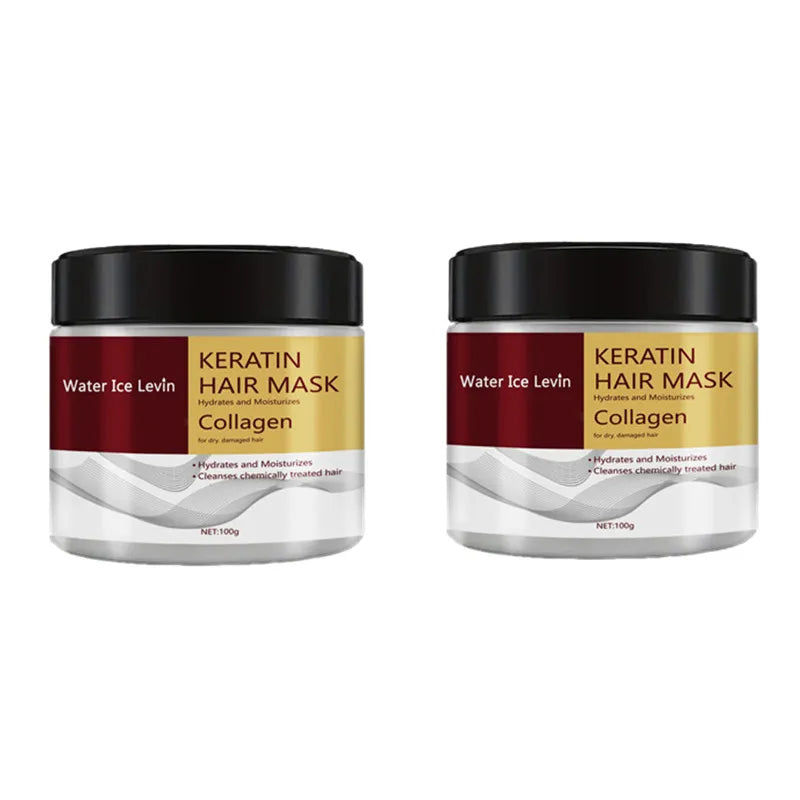 Collagen Keratin Hair Mask Dual Oil Control Moisturizer Conditioner Soft Smooth Frizz Damaged Repair Revitalize Hair Care - Kellylooks Shop