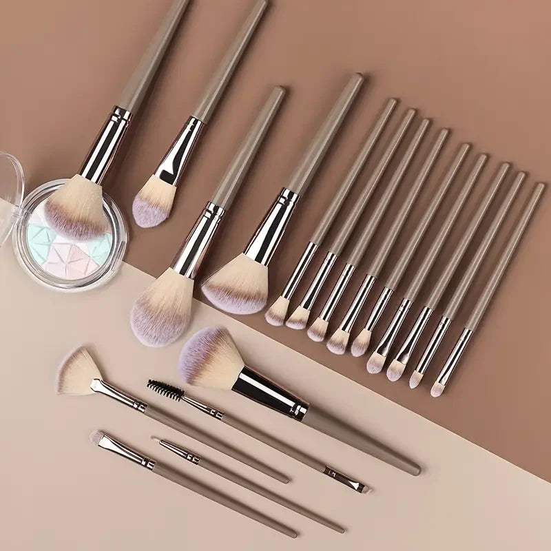 3-20PCS Makeup Brushes Set Eyeshadow Fluffy Foundation Concealer Blush Highlighter Storage Box Female Cosmetics Beauty Tools - kellylooksshop