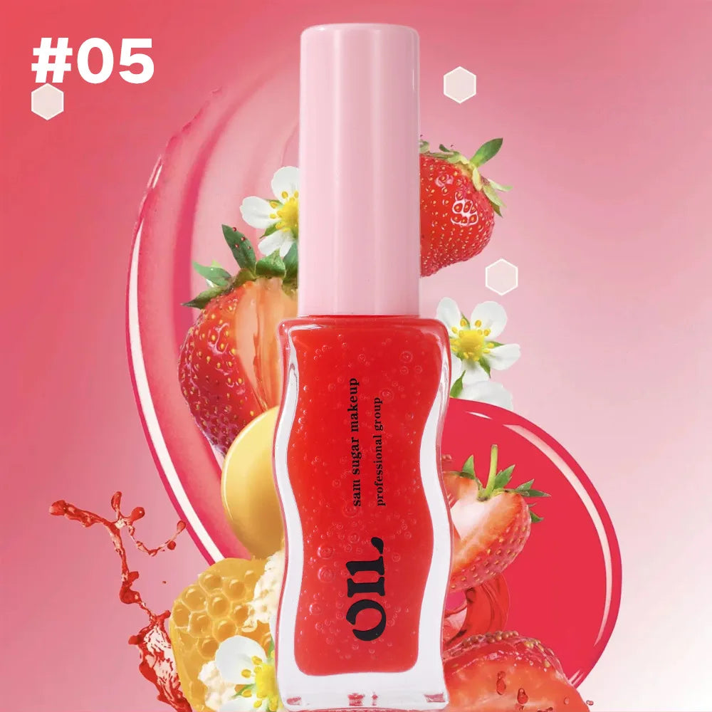 Fruit Honey Essence Lip Oil Sexy Plump Lip Jelly Strawberry Tinted Lip Liquid Waterproof Moisturize Oil Lipgloss Makeup Makeup - Kellylooks Shop