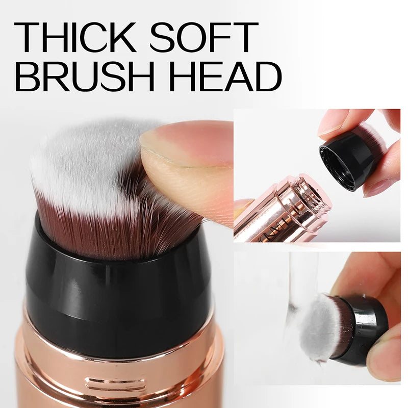 Cream Contour Stick With Brush Head Nose Shadow Cheek Silhouette Highlight Face Shaping Matte Waterproof Concealer Korean Makeup - kellylooksshop