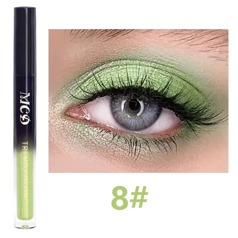 13-Shade Waterproof Liquid Eyeshadow Palette - High Shine Long-Lasting & Smudge-Proof Makeup Set for Glamourous Looks glitter - kellylooksshop