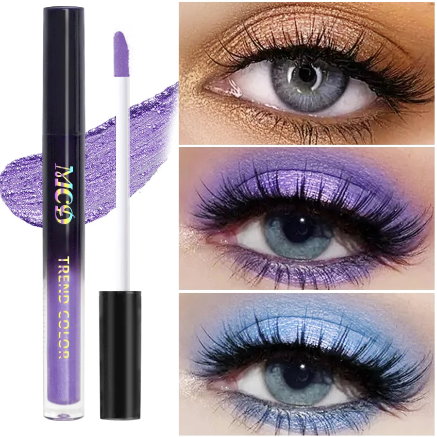 13-Shade Waterproof Liquid Eyeshadow Palette - High Shine Long-Lasting & Smudge-Proof Makeup Set for Glamourous Looks glitter - kellylooksshop