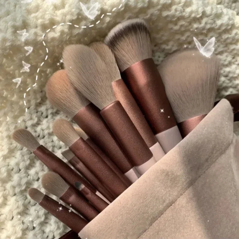 Soft Fluffy Makeup Brushes Set for Cosmetics Foundation Blush Powder Eyeshadow Kabuki Blending Makeup Brush Beauty Tool - Kellylooks Shop
