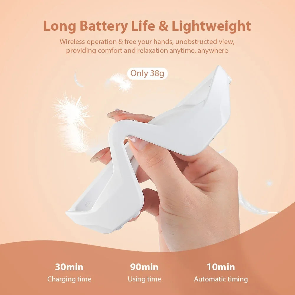 Foreverlily Eye Massager Relieves Eye Fatigue Eyes Massage Glasses Eye Fatigue Relief Massager Under-Eye Glasses Massager - Kellylooks Shop