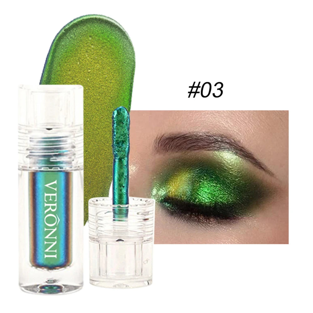 Chrome Shifting Pigments Chameleon Liquid Eyeshadow Shiny Long Lasting Multichrome High Eyeshadow Liquid Eye Makeup Art Cosmetic - kellylooksshop