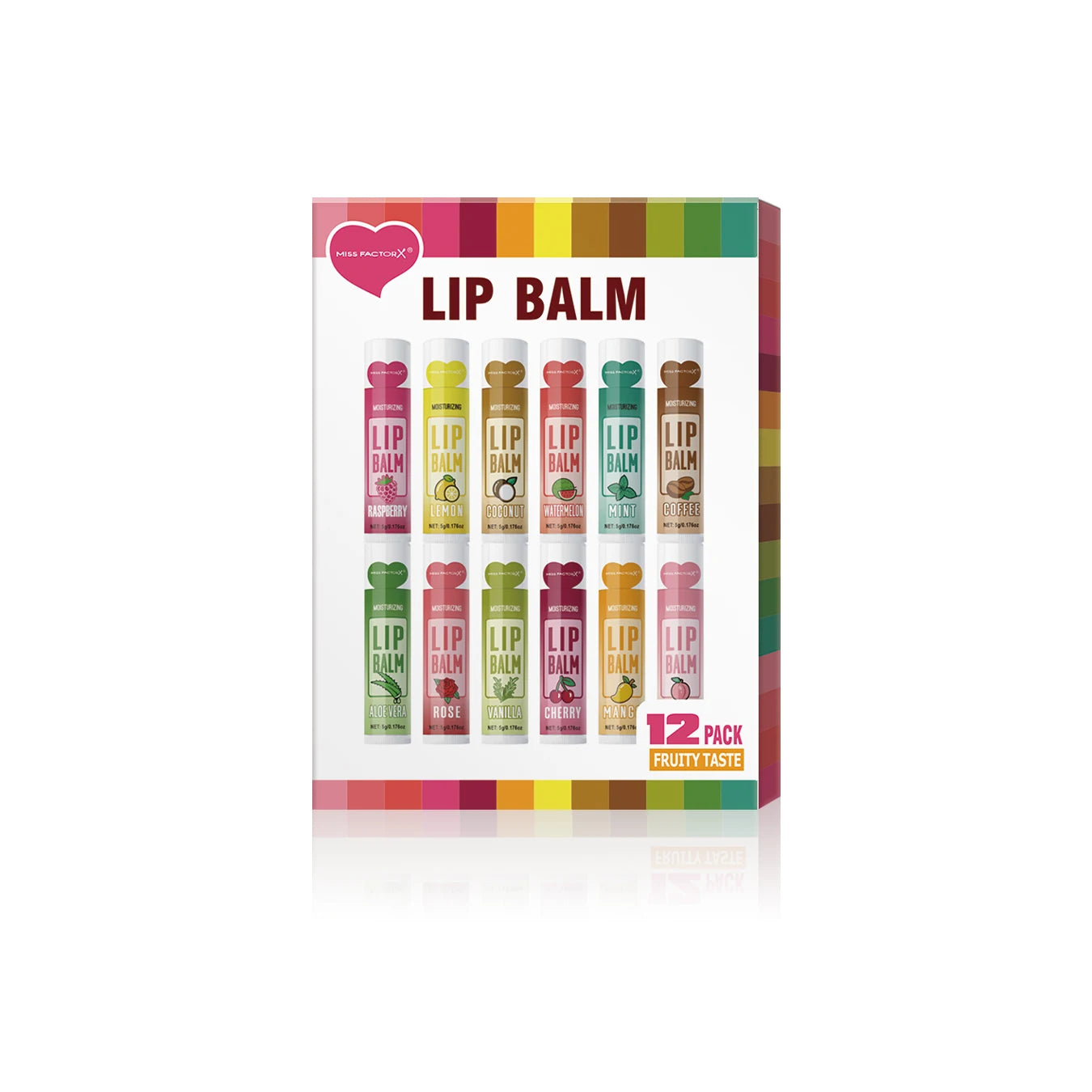 12 PCS/gift lip balm set 5g Deep Moisturizing and long-lasting moisturizing exfoliating to create hydrated lips - kellylooksshop