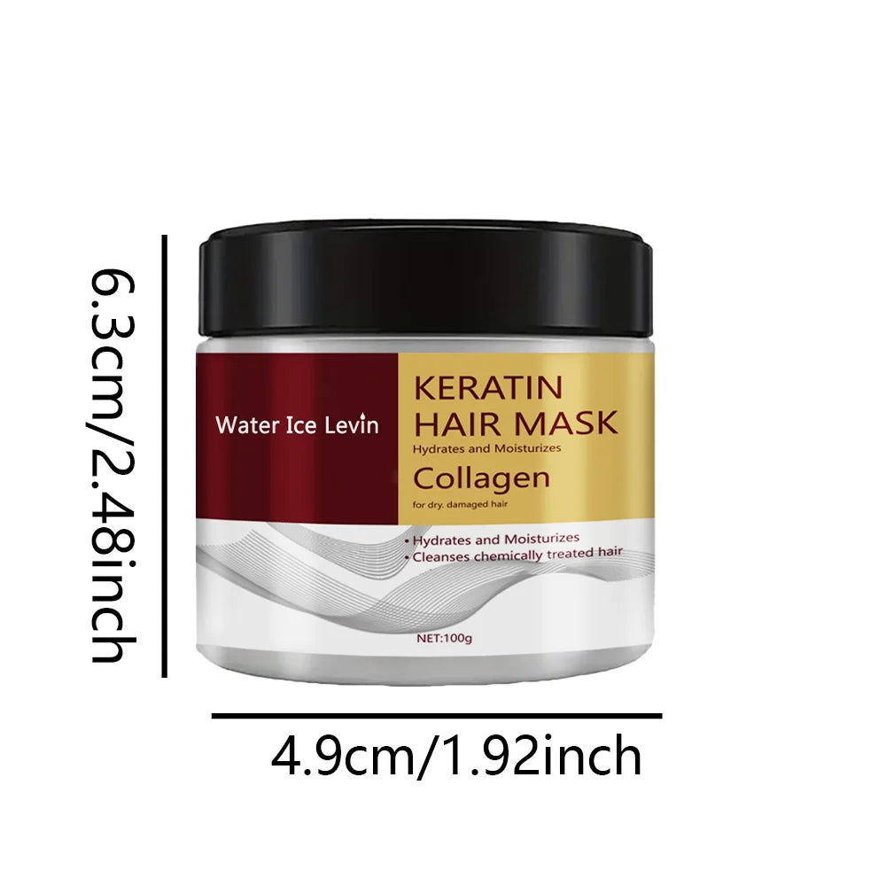 Collagen Keratin Hair Mask Dual Oil Control Moisturizer Conditioner Soft Smooth Frizz Damaged Repair Revitalize Hair Care - Kellylooks Shop