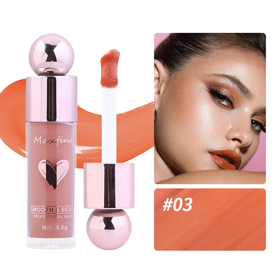 Multi-Use Waterproof Liquid Blush Lasting Moisturizer Matte Natural Face Blusher - kellylooksshop