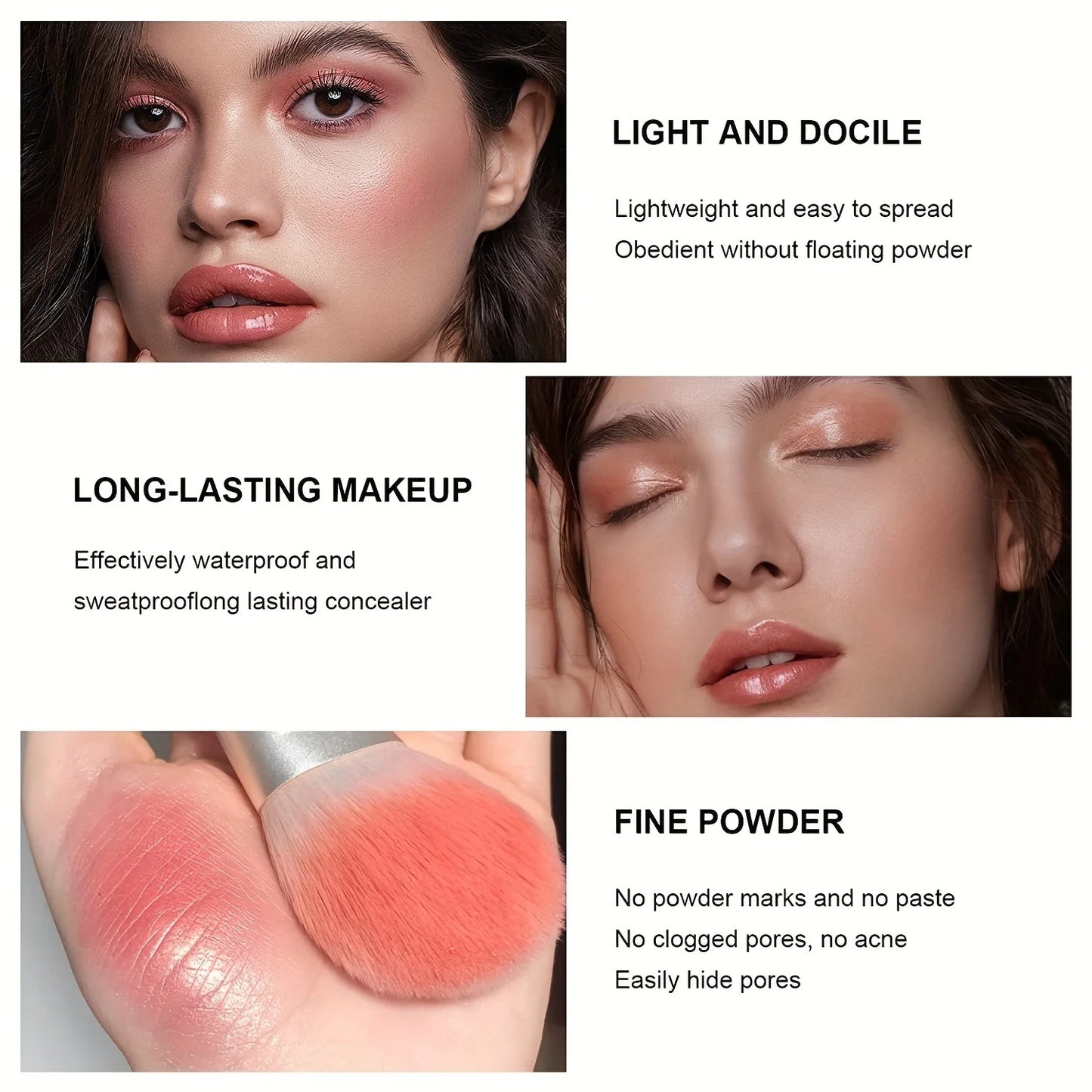 12-Color Iron Box Blusher Plate Multi-Color Cream Blush Plate Concealer Plate Contour and Highlighter Palette Makeup Blush Face - kellylooksshop