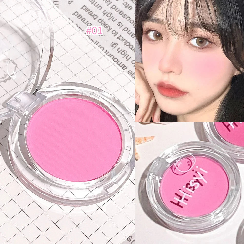 Monochrome Blush Palette Rose Orange Soft Mist Girl Blusher Powder Natural Face Makeup Matte Peach Rouge Contour Shadow Palette - kellylooksshop