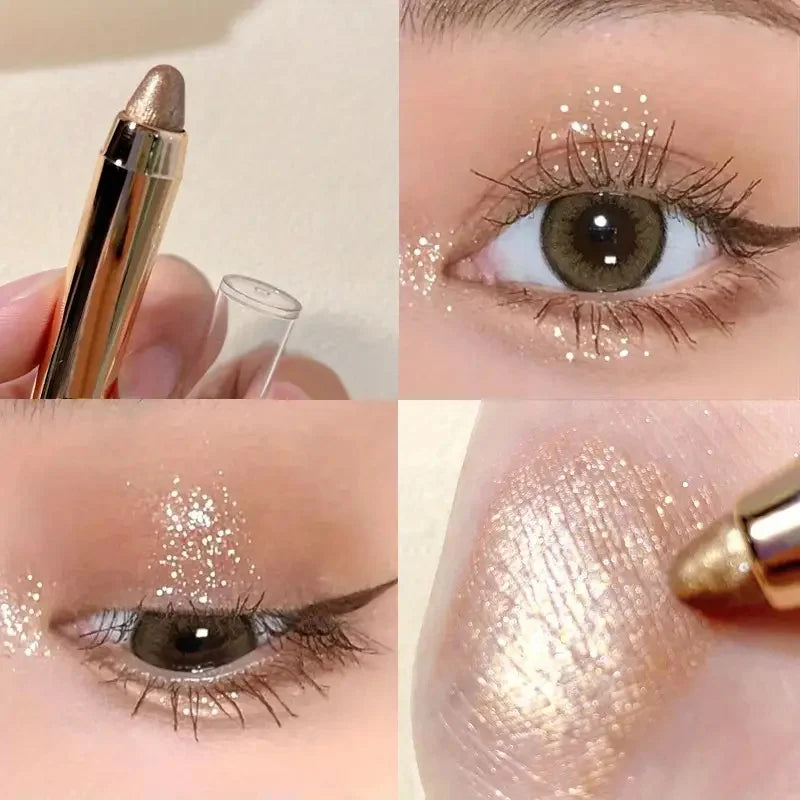 Double-sided Eyeshadow Stick - Highlighter & Brightening Pen with Pearly Glitter & Matte Finish - Kellylooks Shop