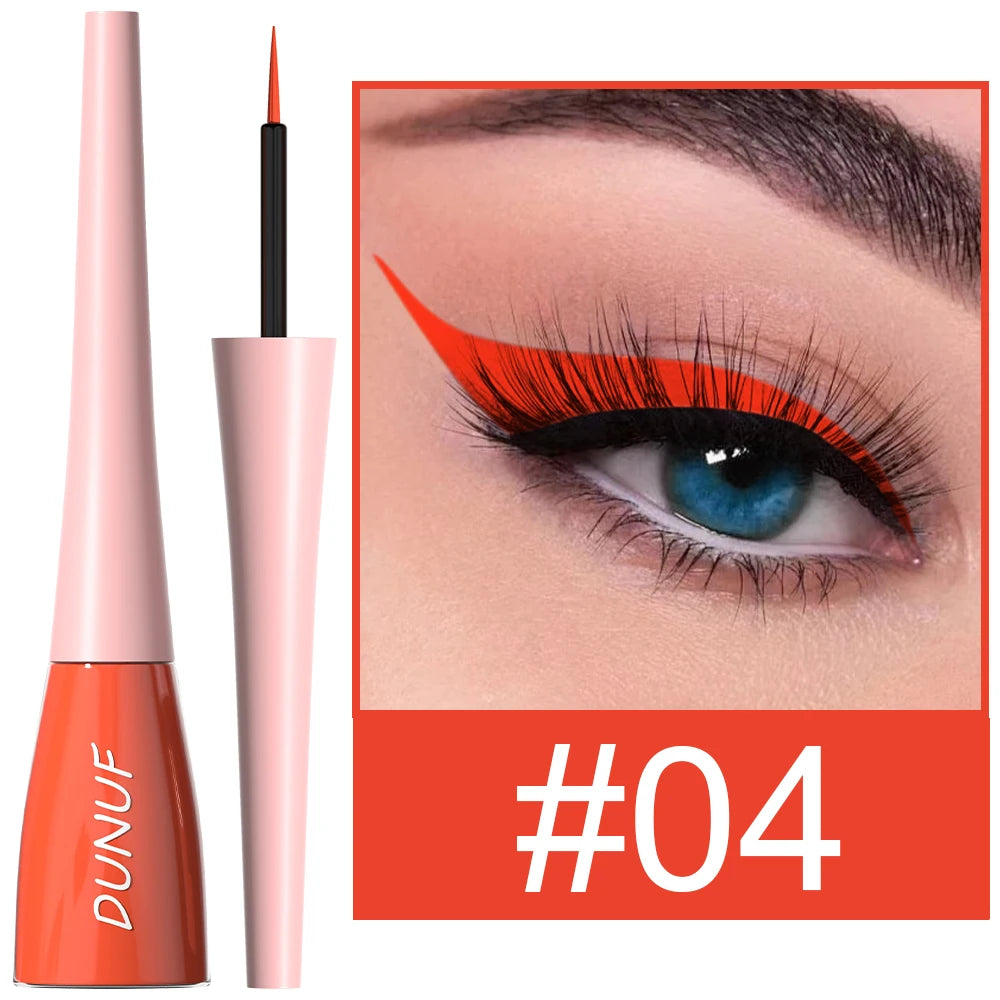 DUNUF 1 Pcs Waterproof Long-Wearing Liquid Eyeliner - Smudge-Resistant, Transfer-Proof, Perfect For Creating Dramatic Looks - kellylooksshop
