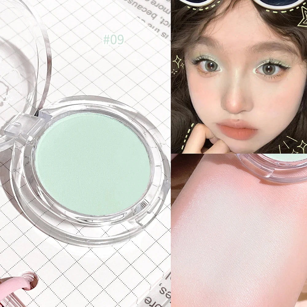 Monochrome Blush Palette Rose Orange Soft Mist Girl Blusher Powder Natural Face Makeup Matte Peach Rouge Contour Shadow Palette - kellylooksshop