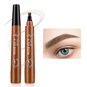 Four-pronged eyebrow pencil,waterproof,long-lasting,non-decoloring,four-pronged wild eyebrow pencil,liquid water eyebrow pencil - kellylooksshop