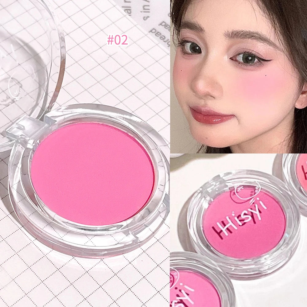 Monochrome Blush Palette Rose Orange Soft Mist Girl Blusher Powder Natural Face Makeup Matte Peach Rouge Contour Shadow Palette - kellylooksshop