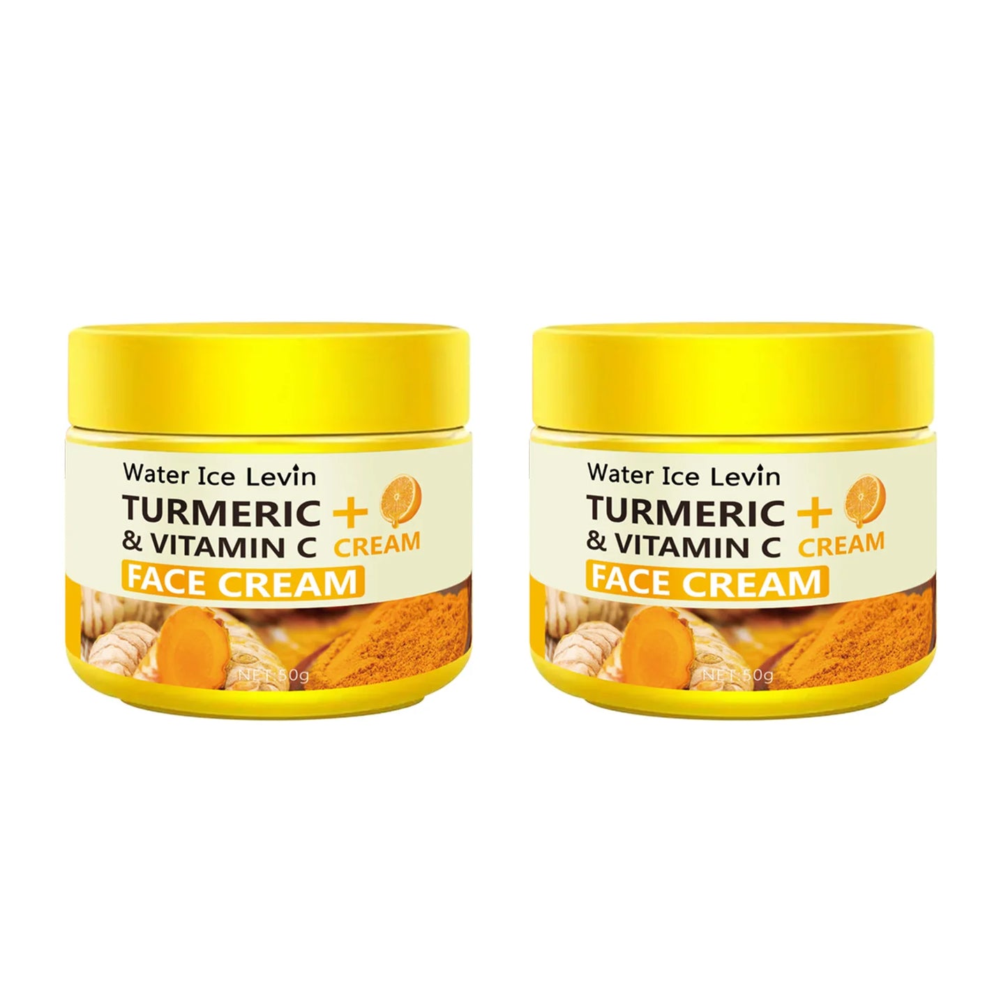 Turmeric Vitamin C Anti-Aging Cream Moisturizing Anti-Wrinkle Collagen Hyaluronic Acid Cream Skin Care Cosmetics 50g - Kellylooks Shop