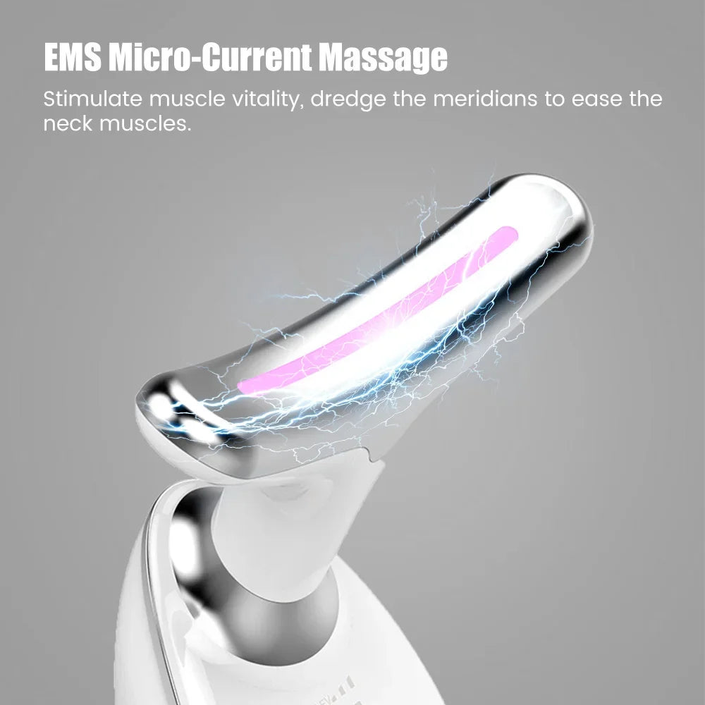 Face Neck Lift Beauty Device EMS Facial Massager LED Light Therapy Double Chin Remover Skin Rejuvenation Tightening Anti Wrinkle - Kellylooks Shop