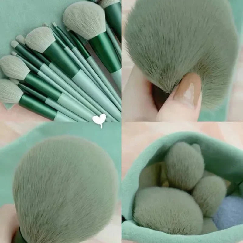 Soft Fluffy Makeup Brushes Set for Cosmetics Foundation Blush Powder Eyeshadow Kabuki Blending Makeup Brush Beauty Tool - Kellylooks Shop