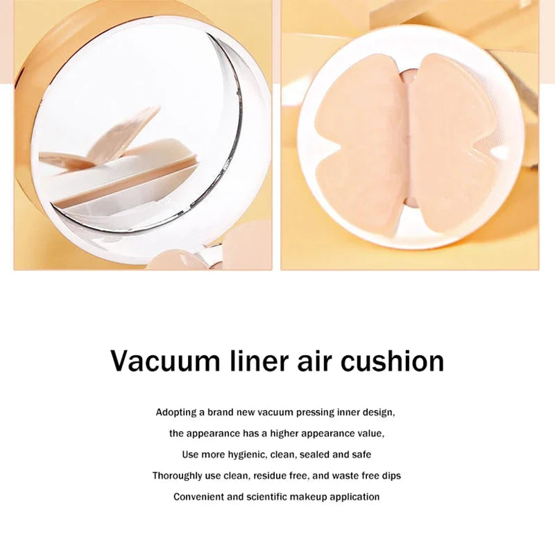 Air Cushion BB Cream Butterfly Powder Puff Moisturizing Foundation Concealer Whitening Oil-control Waterproof Makeup Cosmetics - Kellylooks Shop
