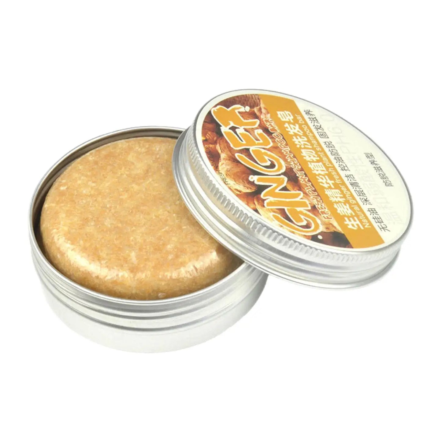 Ginger Polygonum Soap Shampoo Soap Cold Processed Soap Hair Shampoo Bar Pure Plant Hair Shampoos Hair Care - Kellylooks Shop