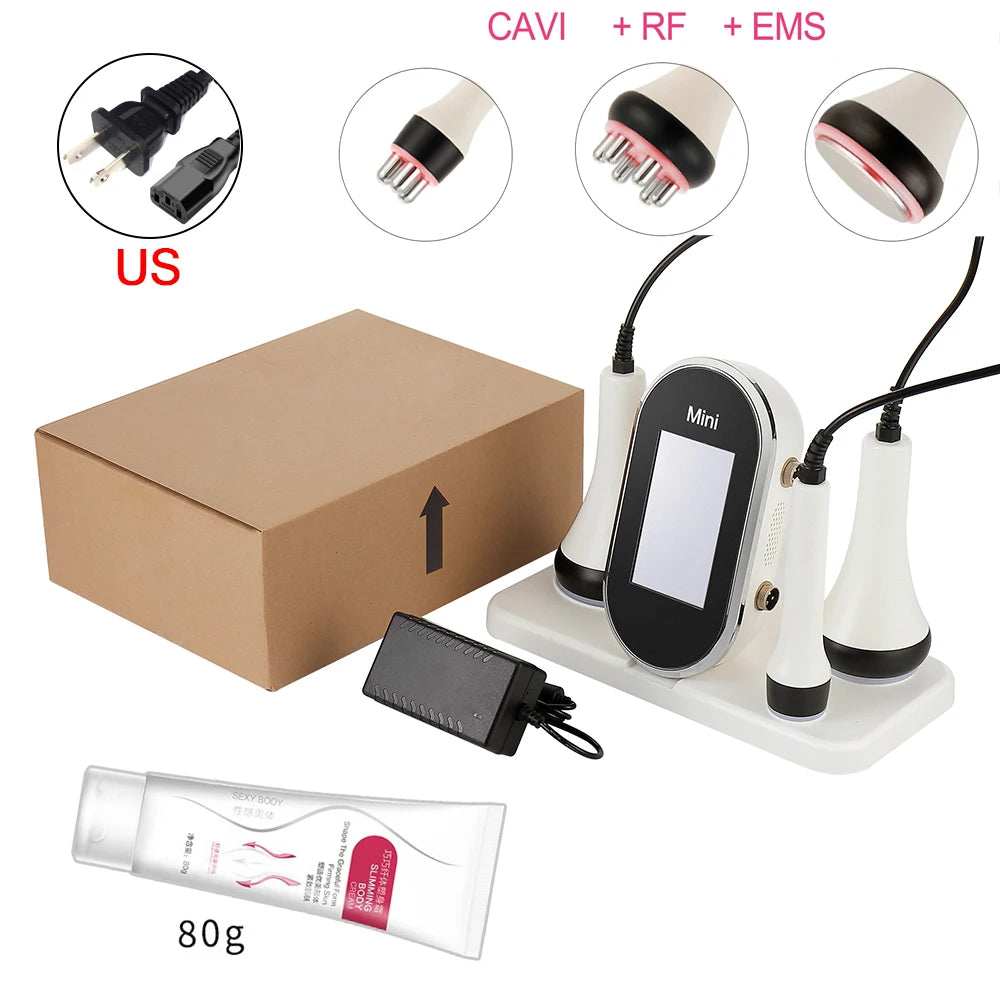 40K Ultrasonic Cavitation Machine radiofrecuencia corporal Facial Lifting Body Slimming Beauty skin Massage Weight Loss Machine