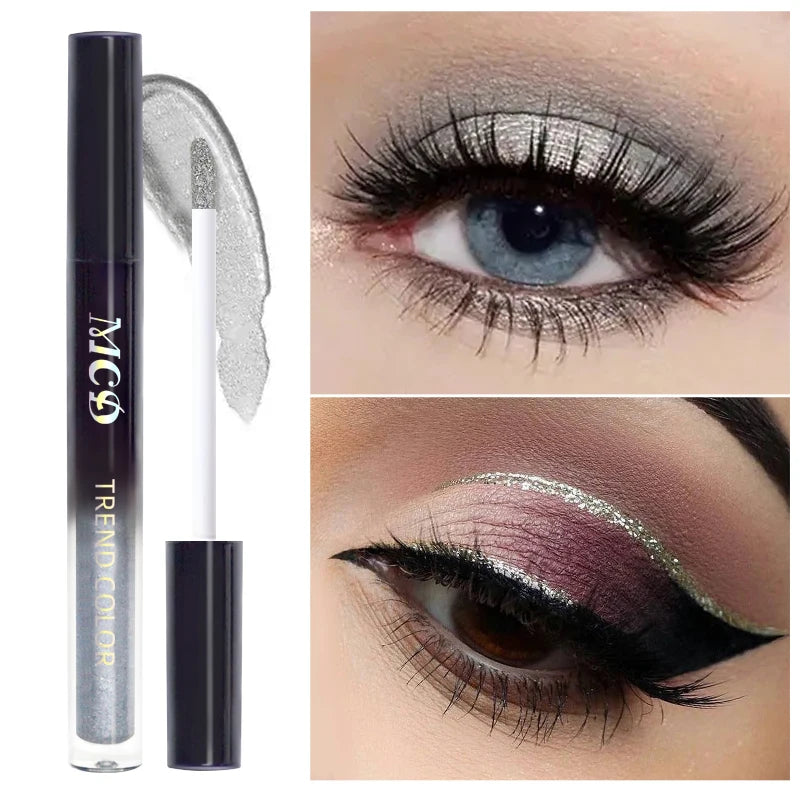 13-Shade Waterproof Liquid Eyeshadow Palette - High Shine Long-Lasting & Smudge-Proof Makeup Set for Glamourous Looks glitter - kellylooksshop
