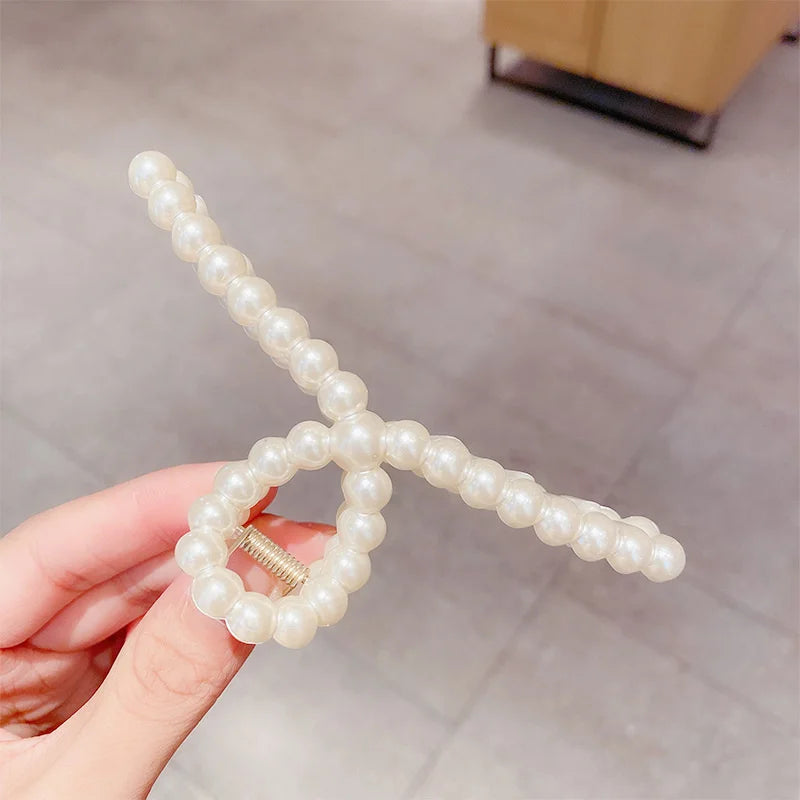 Fashion Elegant Gold Color S-shaped Metal Hairpins Hair Claw For Women Girls Korean Hair Clips Ponytail Clip Hair Accessories - Kellylooks Shop