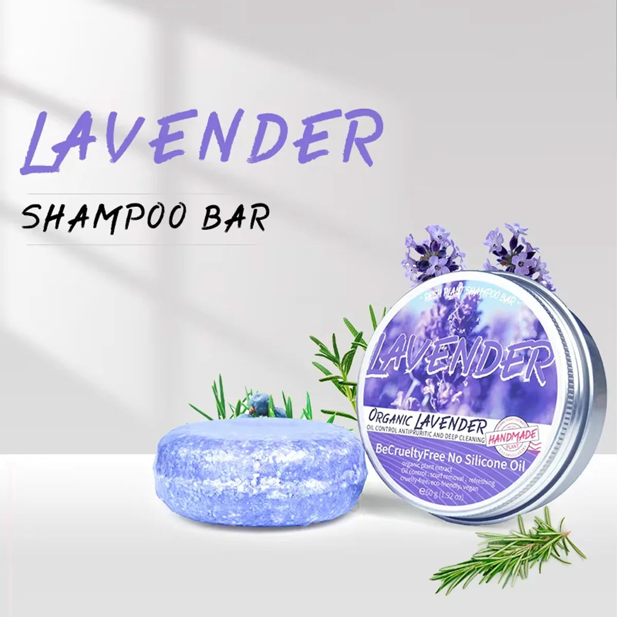 Lavender shampoo is refreshing, oil controlling, and smooth for hair, solving the problem of oily scalp without silicone oil res - Kellylooks Shop