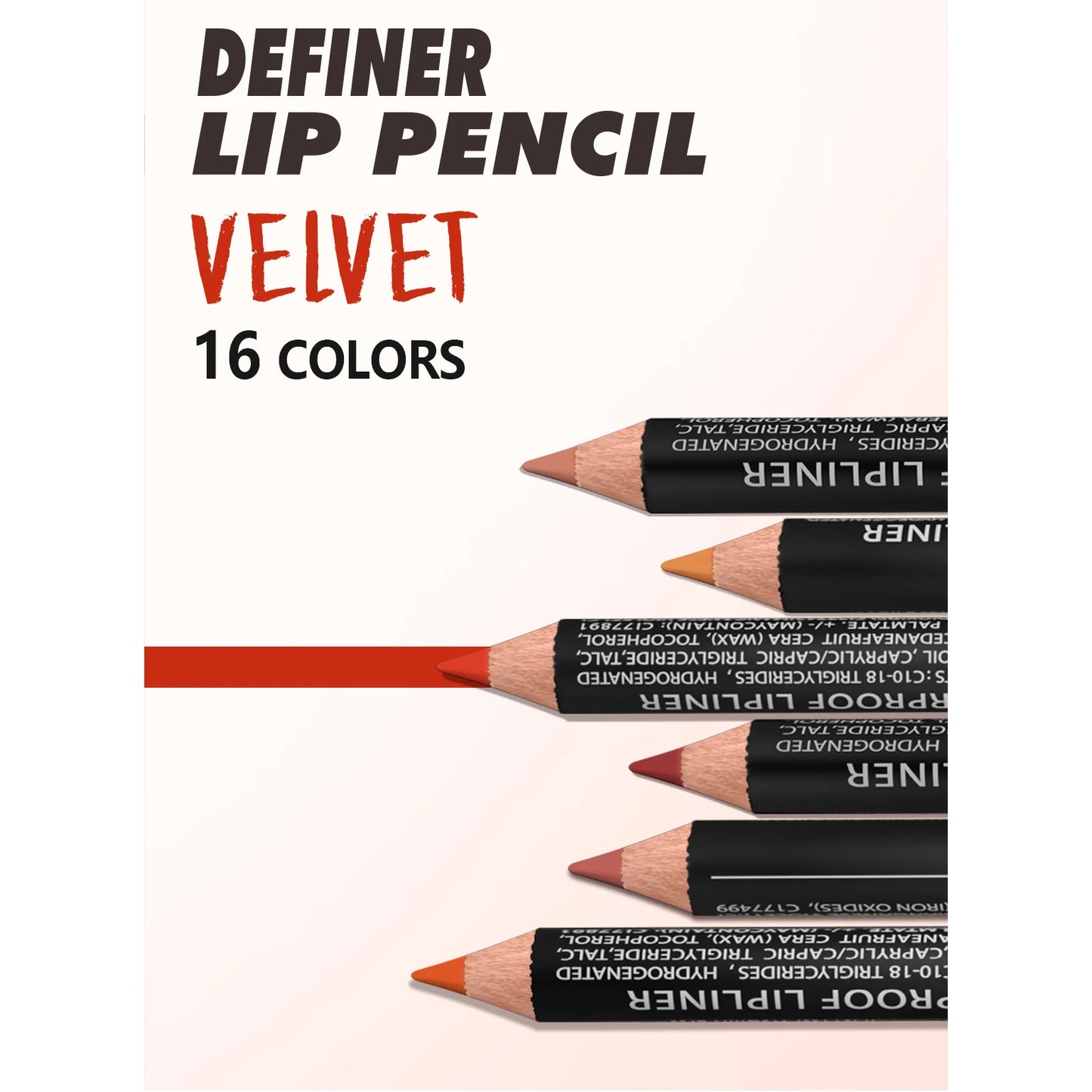 14 Color Nude Matte Lipstick Pencil Long-lasting Waterproof Lip Pencil High Pigmented Lip Liner Lip Makeup Tool - Kellylooks Shop