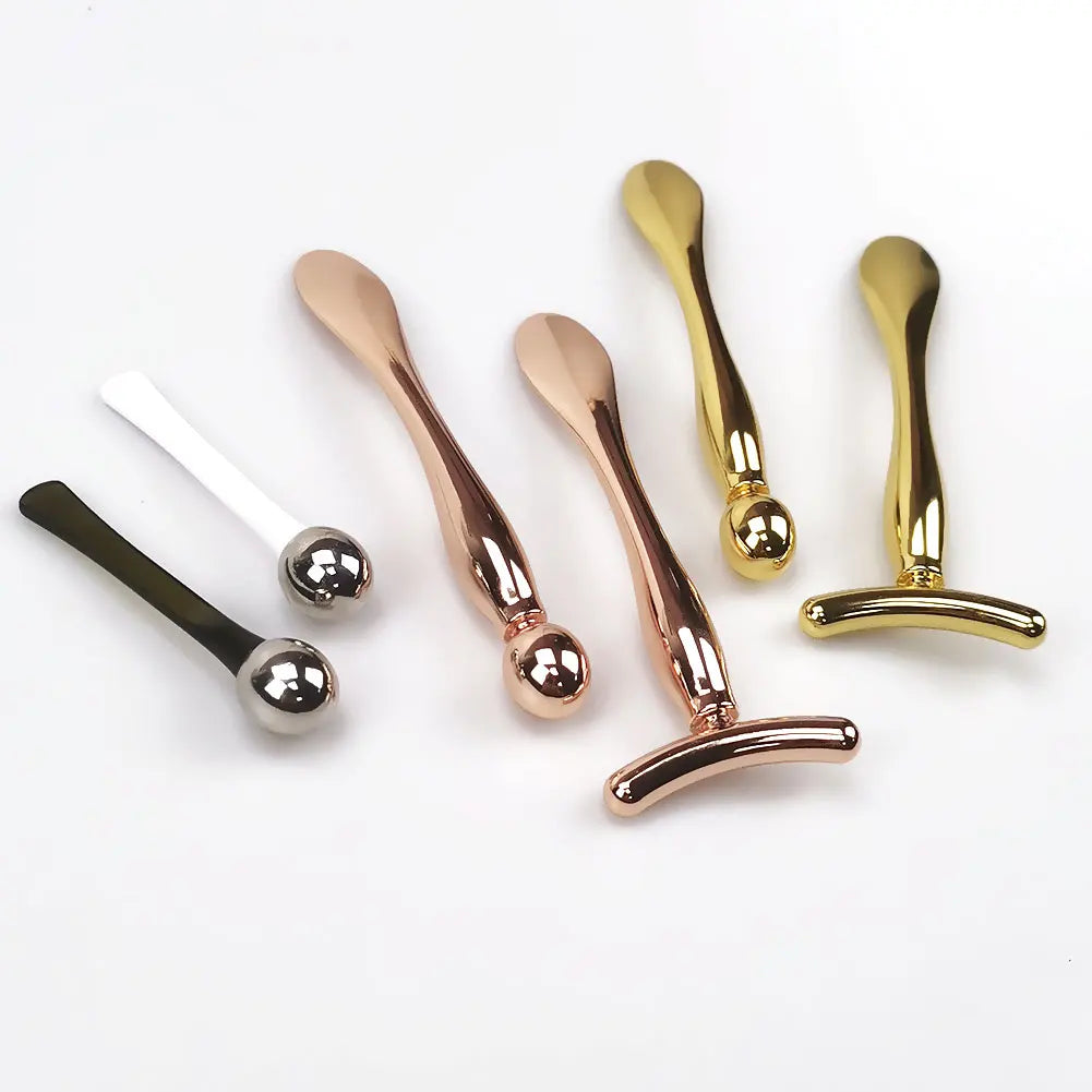 2in1 Mini Eye Massage Stick Face Lifting Massage Anti Cream Eye Pouch Dark Circles Spoon Applicator Facial Mixing Scoop Tool - Kellylooks Shop