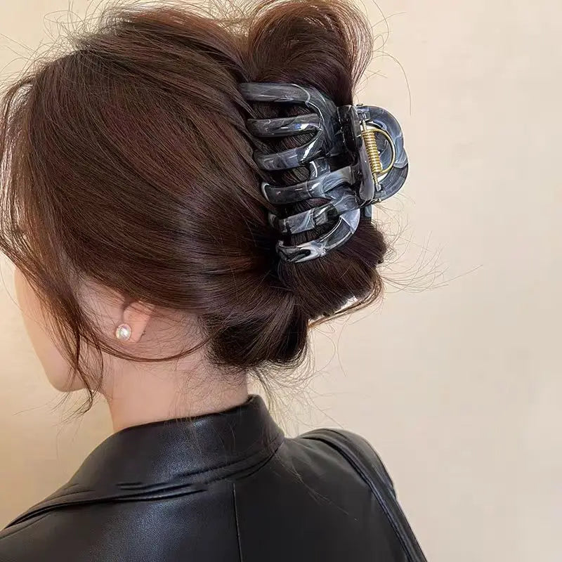 New Design French Style Pumpkin Hair Claw For Women Sweet Hair Ornament Headband Lady Hair Claw Clip Fashion Hair Accessories - Kellylooks Shop