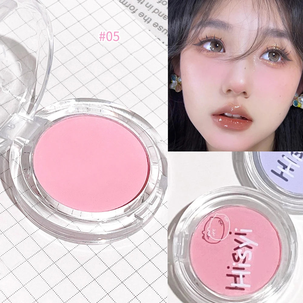 Monochrome Blush Palette Rose Orange Soft Mist Girl Blusher Powder Natural Face Makeup Matte Peach Rouge Contour Shadow Palette - kellylooksshop