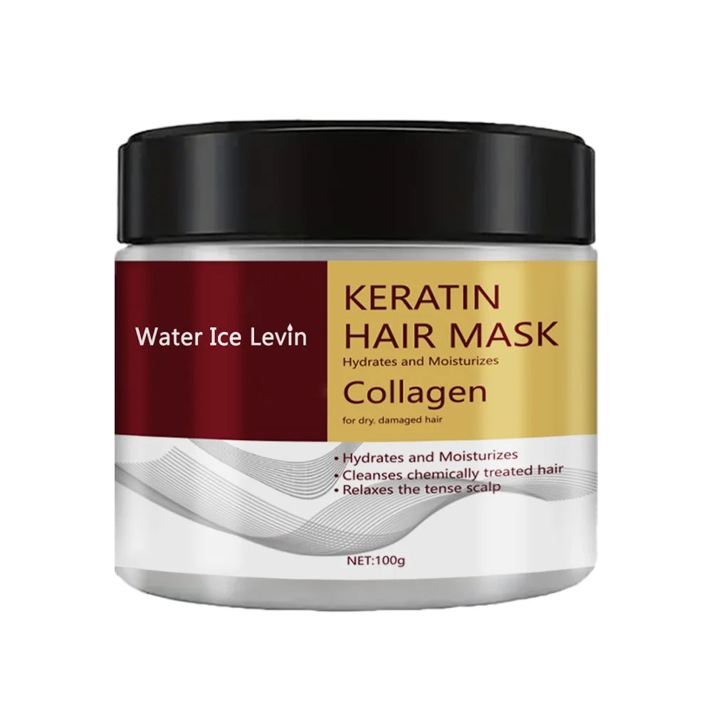 Collagen Keratin Hair Mask Dual Oil Control Moisturizer Conditioner Soft Smooth Frizz Damaged Repair Revitalize Hair Care - Kellylooks Shop