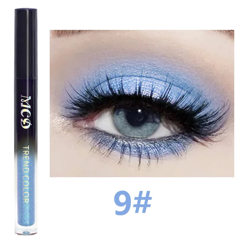 13-Shade Waterproof Liquid Eyeshadow Palette - High Shine Long-Lasting & Smudge-Proof Makeup Set for Glamourous Looks glitter - kellylooksshop