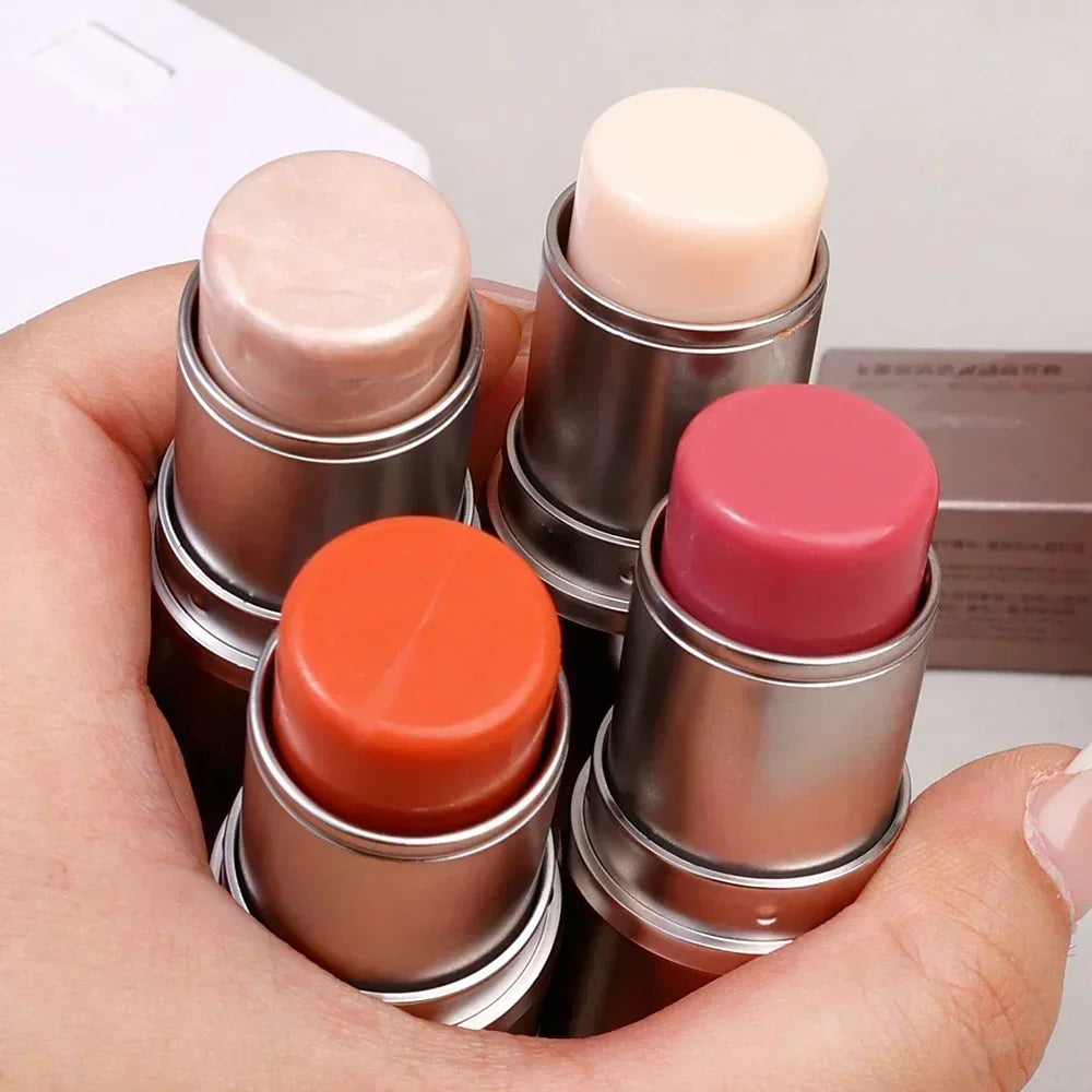 4 Colors Shimmer Water Light Highlighter Stick Blush Stick Make Up Face Body Illuminator Cosmetics Face Contour Brighten Makeup - Kellylooks Shop