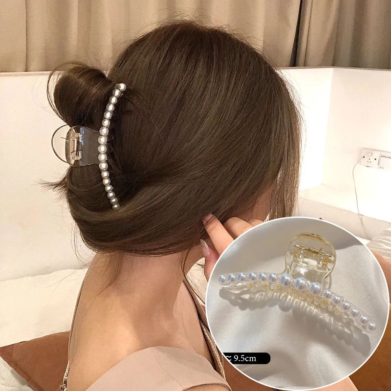 Fashion Elegant Gold Color S-shaped Metal Hairpins Hair Claw For Women Girls Korean Hair Clips Ponytail Clip Hair Accessories - Kellylooks Shop