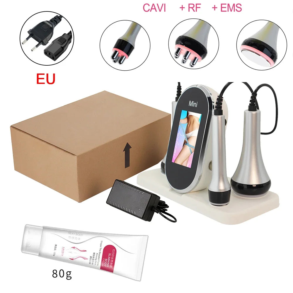40K Ultrasonic Cavitation Machine radiofrecuencia corporal Facial Lifting Body Slimming Beauty skin Massage Weight Loss Machine