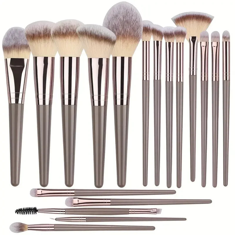 3-20PCS Makeup Brushes Set Eyeshadow Fluffy Foundation Concealer Blush Highlighter Storage Box Female Cosmetics Beauty Tools - kellylooksshop