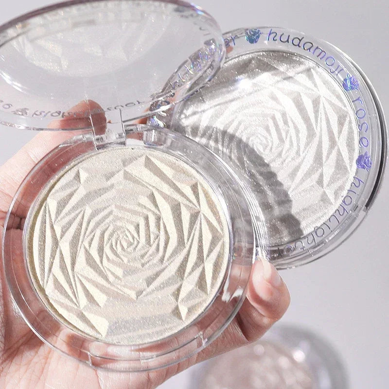 6 Colors Diamond Highlighter Powder Palette Glitter Face Contour Brighten Makeup Shimmer Ultra-concentrated Illuminate Cosmetic - Kellylooks Shop