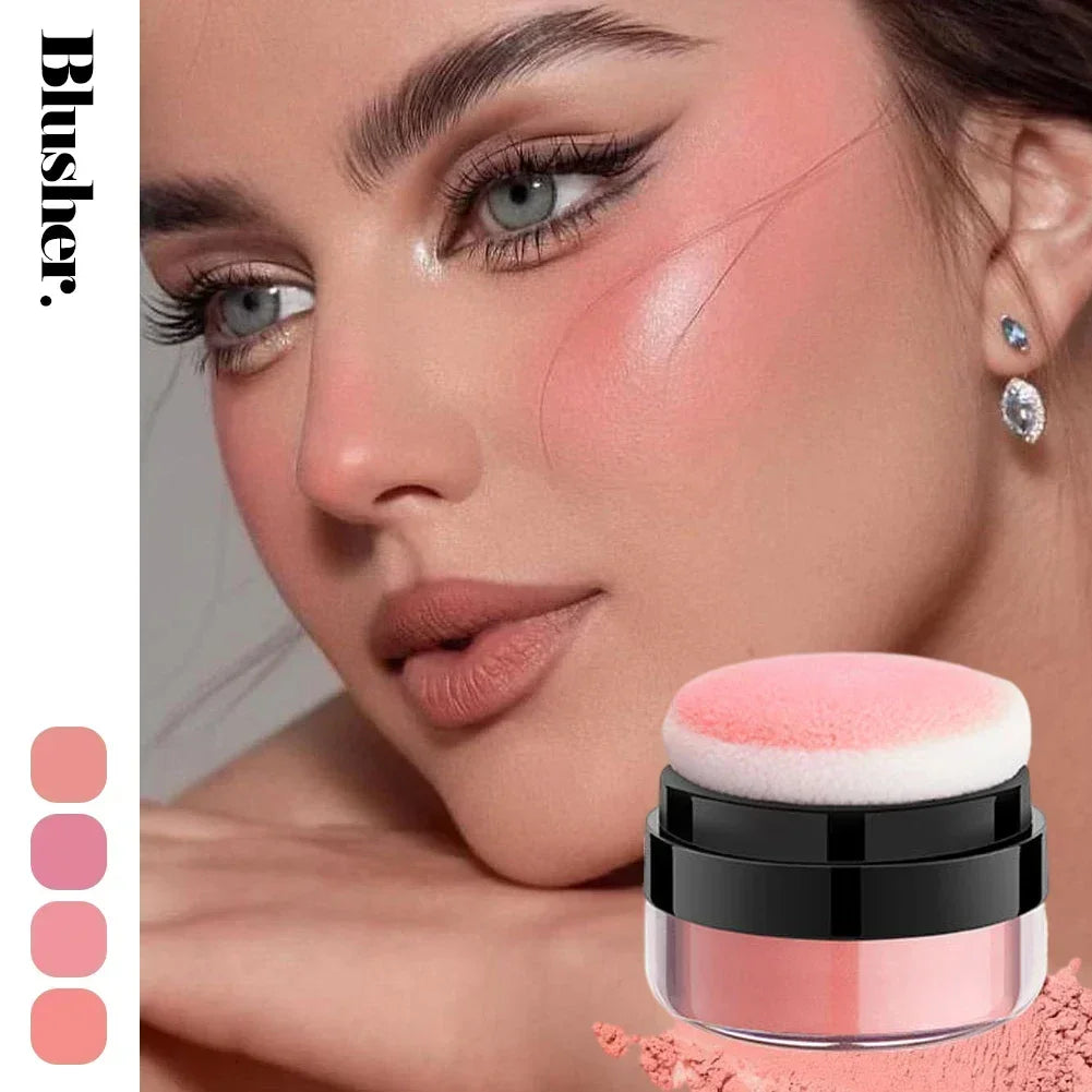Powder Blusher Mushroom Head Air Cushion Blush High Gloss Repair Cosmetics Soft Mist Cheek Rouge Face Contour Makeup - Kellylooks Shop