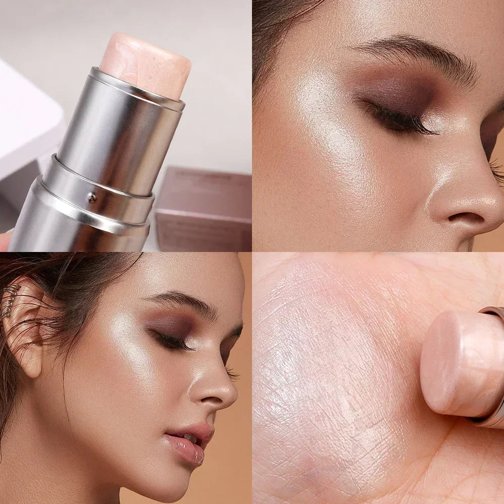 4 Colors Shimmer Water Light Highlighter Stick Blush Stick Make Up Face Body Illuminator Cosmetics Face Contour Brighten Makeup - Kellylooks Shop