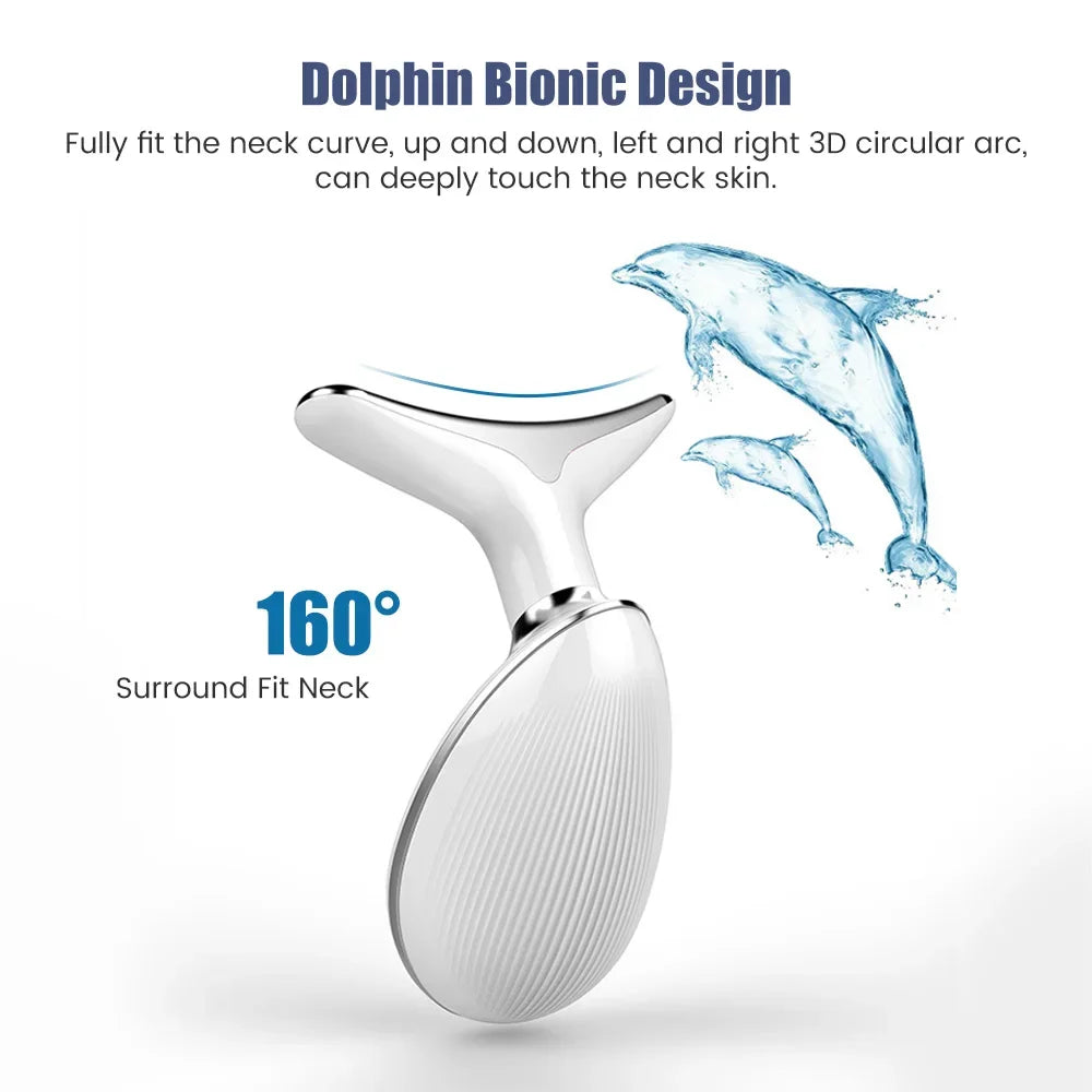 Face Neck Lift Beauty Device EMS Facial Massager LED Light Therapy Double Chin Remover Skin Rejuvenation Tightening Anti Wrinkle - Kellylooks Shop