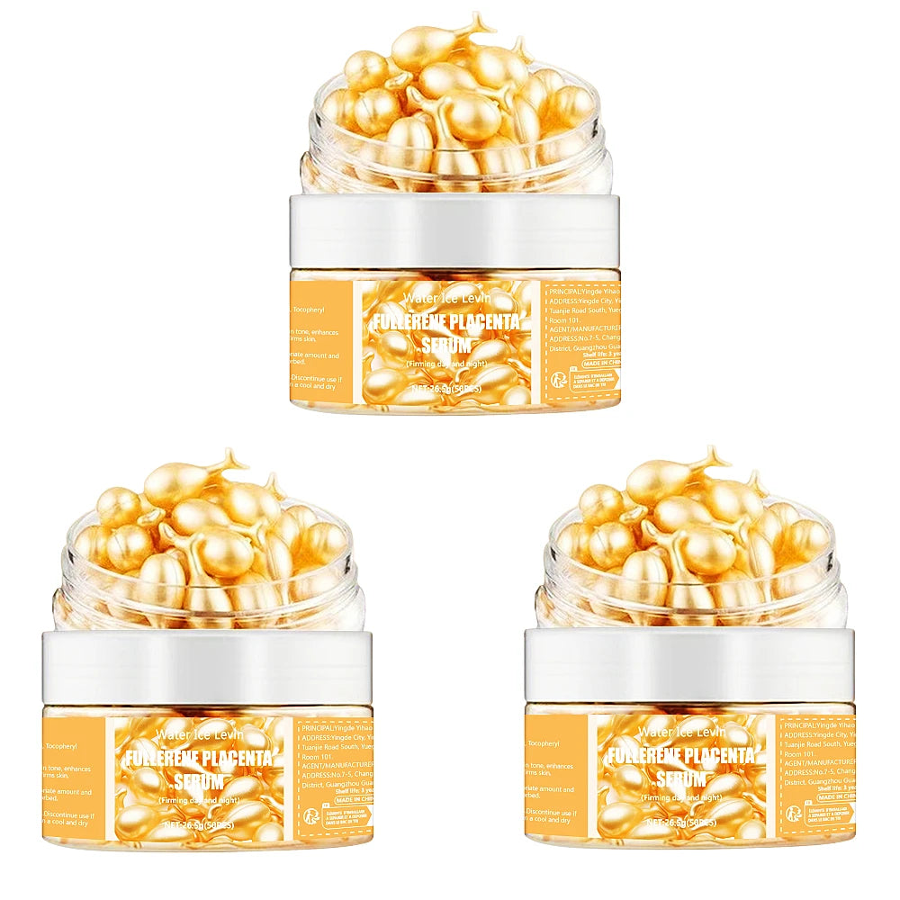 50Pcs Collagen Face Care Capsules Serum Spot Acne Wrinkle Remover Firming Whitening Hyaluronic Acid Essence Skin Care New style - Kellylooks Shop