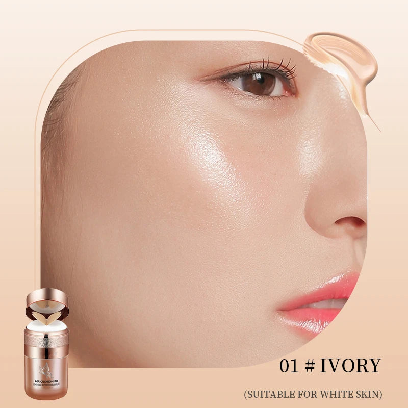 Air Cushion BB Cream Butterfly Powder Puff Moisturizing Foundation Concealer Whitening Oil-control Waterproof Makeup Cosmetics - Kellylooks Shop