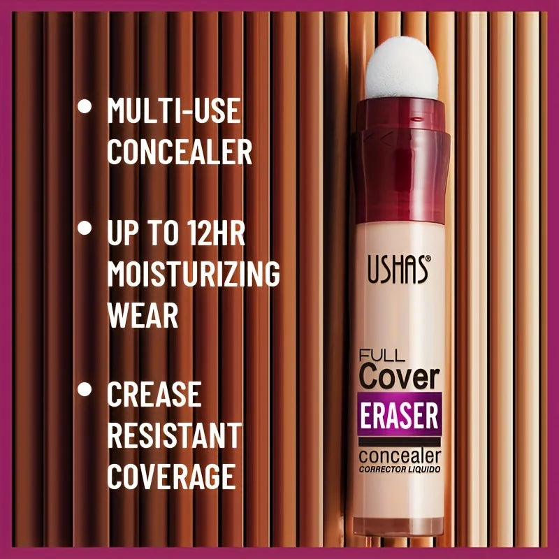 New Sponge Head Concealer for Dark Circles Freckles Acne Pigmentation and Blemishes Long Lasting Moisturizing Liquid Foundation - kellylooksshop
