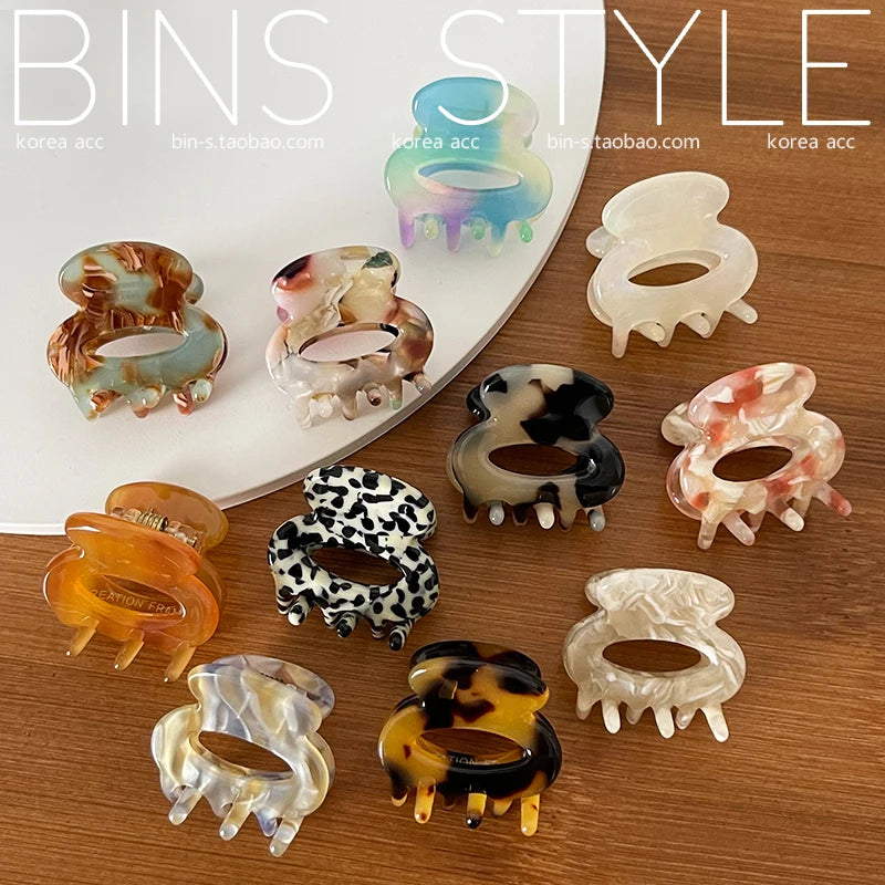 3cm Mini Hair Clip Korean Style Fashion Cute ClawFor Fringe Kids Girls Bobby Pins for Pieces kawaii Hair Accessories Pumpkin - Kellylooks Shop