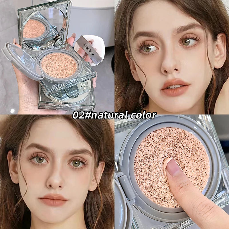 Gege Bear Moisturizing Air Cushion Cream Light Natural Clear Liquid Foundation Brightens Skin Tone Air Cushion BB Cream