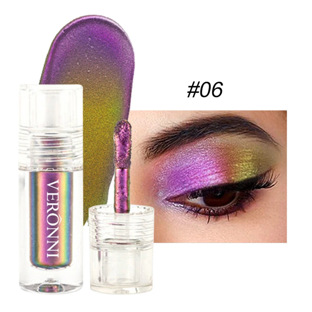 Chrome Shifting Pigments Chameleon Liquid Eyeshadow Shiny Long Lasting Multichrome High Eyeshadow Liquid Eye Makeup Art Cosmetic - kellylooksshop