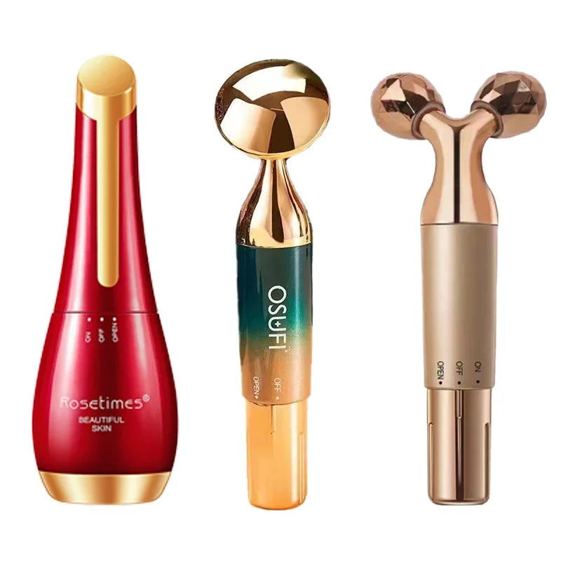 Electric Facial Beauty Devices Face Lifting Anti Wrinkle Facial Eye Massage with Face Cream Introducer Skin Rejuvenation - Kellylooks Shop