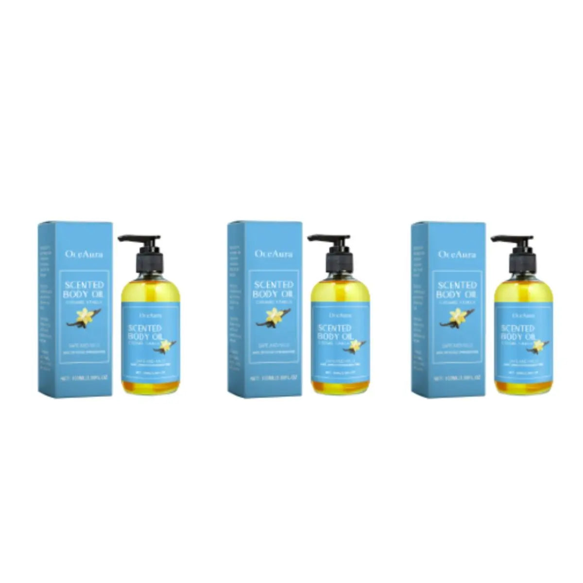 Vanilla Body Massage Oil Improve Moisturizing Relieve Stress Strengthen Nourishing Muscle Relaxing Body SPA Plant Essential Oils